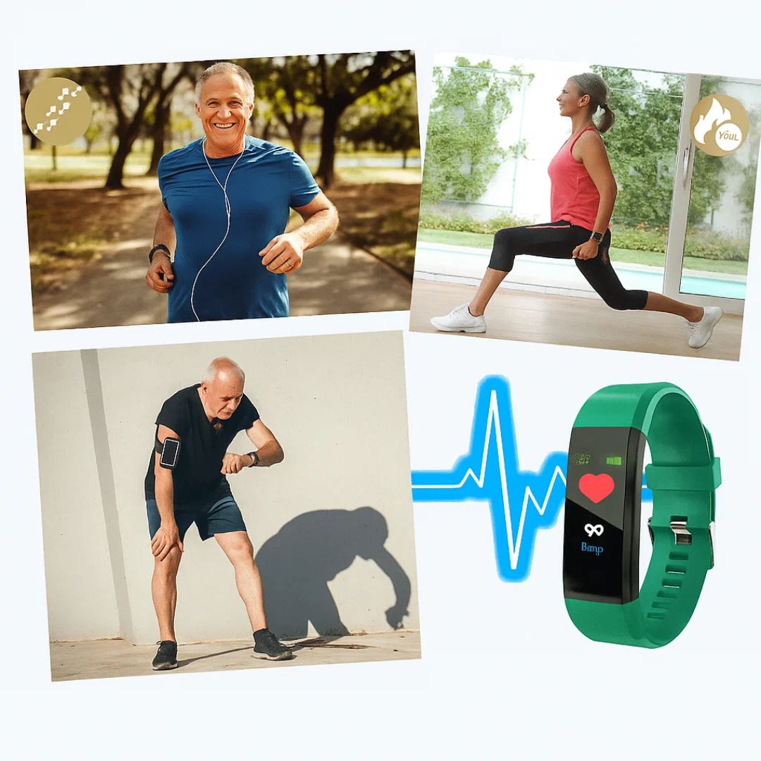 Safety Watch for Seniors with Fall Detection, GPS Tracker, Health Monitor, Heart Rate Measurement and Emergency Button
