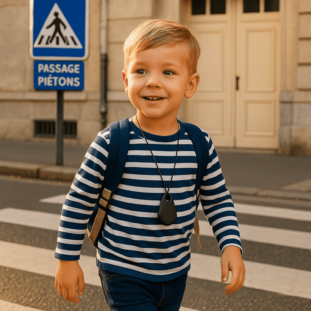 Children’s Waterproof GPS Tracker with Real-Time Location & SOS Alarm | Small, Light, Carrying Case and Security Features