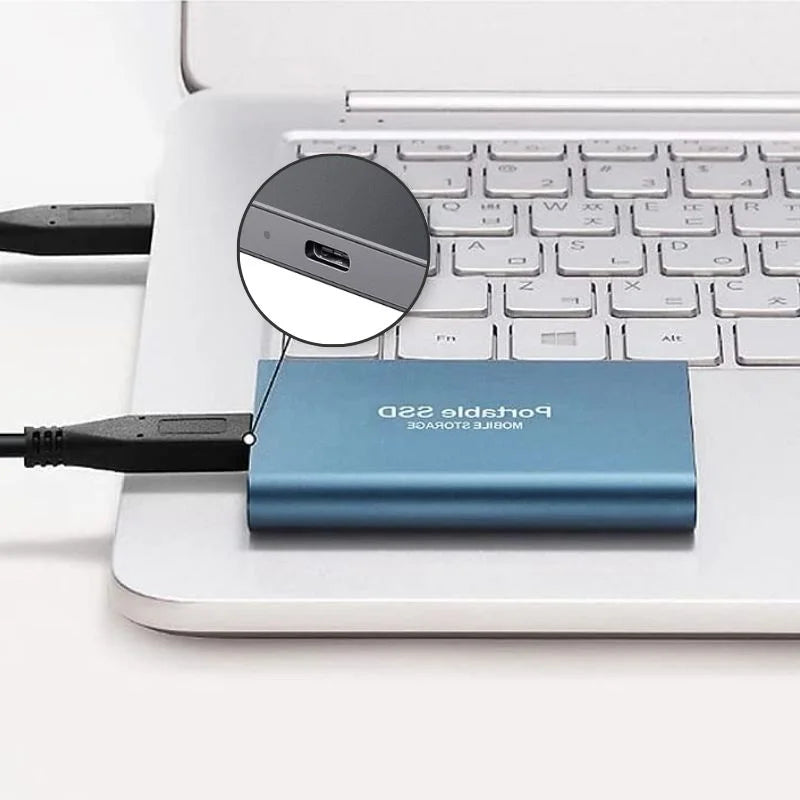 External SSD for PS5 and Xbox, USB-C, 1TB to 30TB, aluminum, plug and play