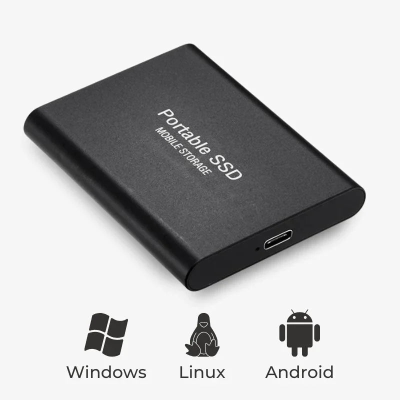 External SSD for PS5 and Xbox, USB-C, 1TB to 30TB, aluminum, plug and play