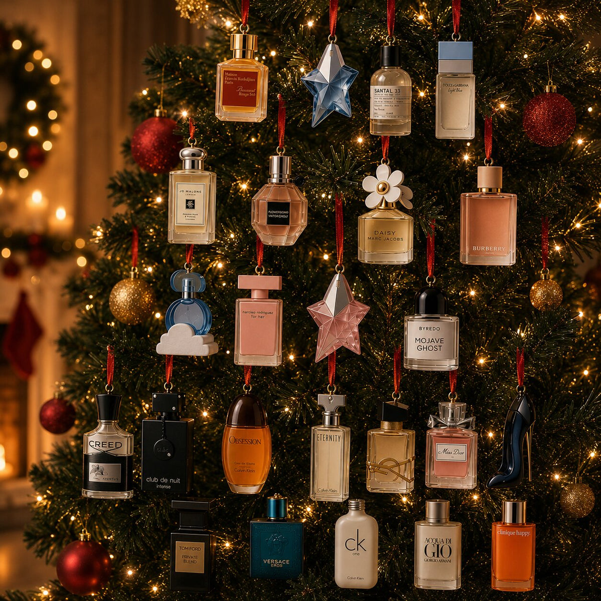 Advent calendar 24 Days Perfume Bottles Christmas Countdown Surprises Gift Set Fragrance Set for Women Holidays