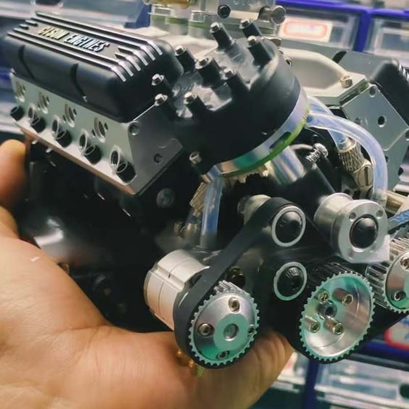 Kit Db Apple Gasoline Engine Model Kit V8 OHV with CDI Ignition | Ready-to-Start ...